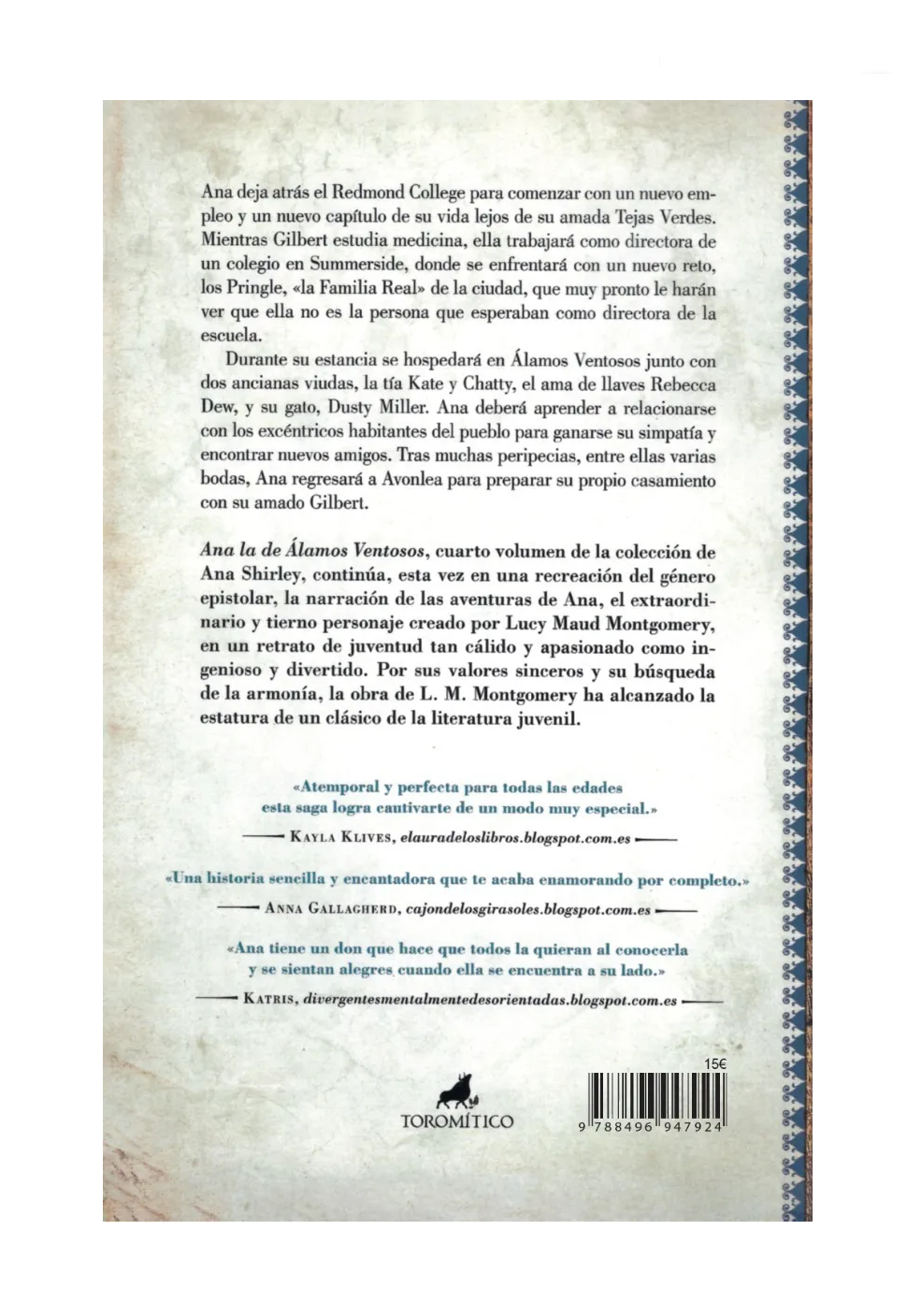 Ana la de Álamos ventosos