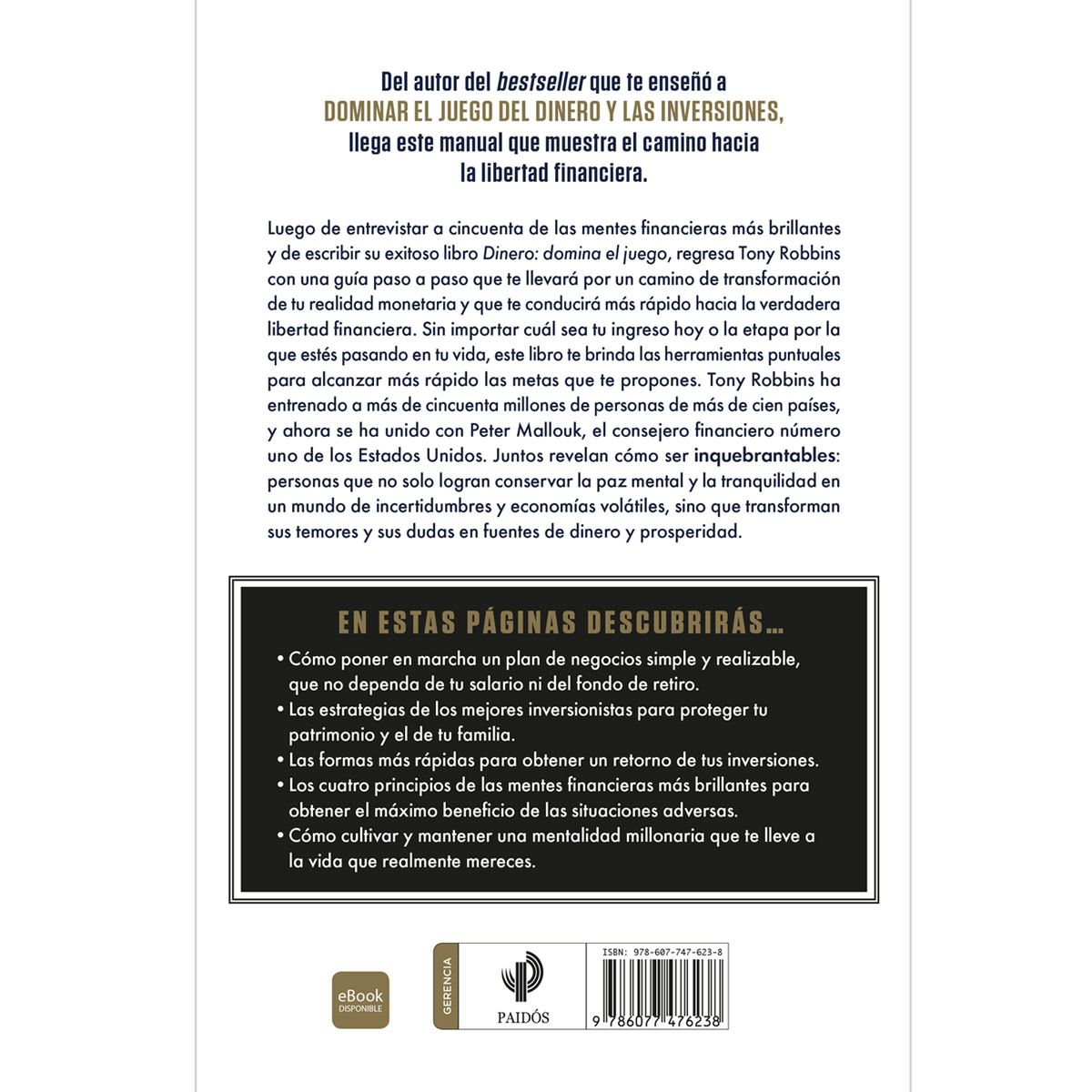 Inquebrantable: Tu guía para lograr la libertad financiera