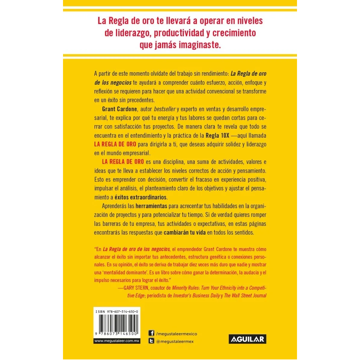 La regla de oro de los negocios