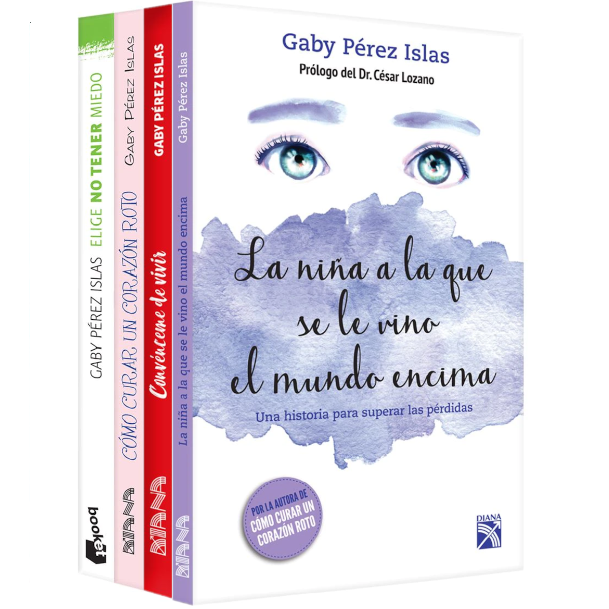 Paquete de 4 Libros de la escritora Gaby Pérez Islas