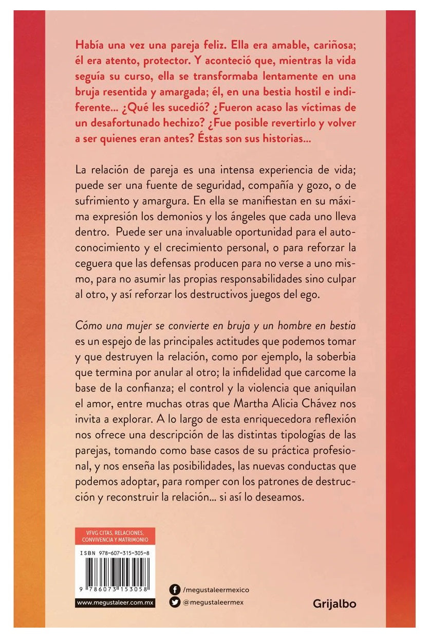 Cómo una mujer se convierte en bruja y un hombre en bestia