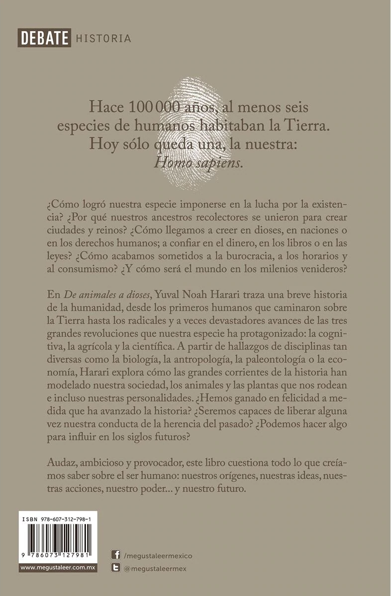 De animales a dioses: Breve historia de la humanidad