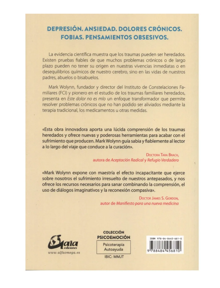 Este dolor no es mío