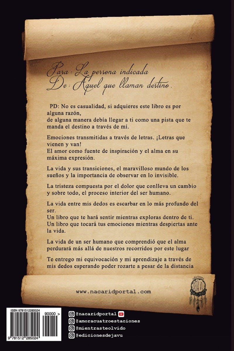 La vida entre mis dedos