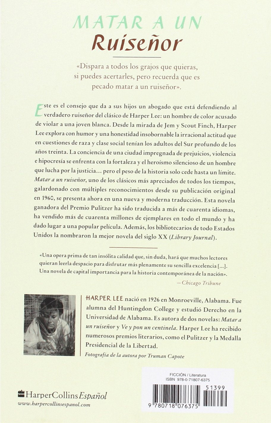 Matar a un ruiseñor