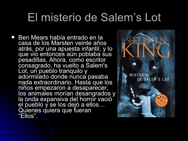 El misterio de Salem´s Lot