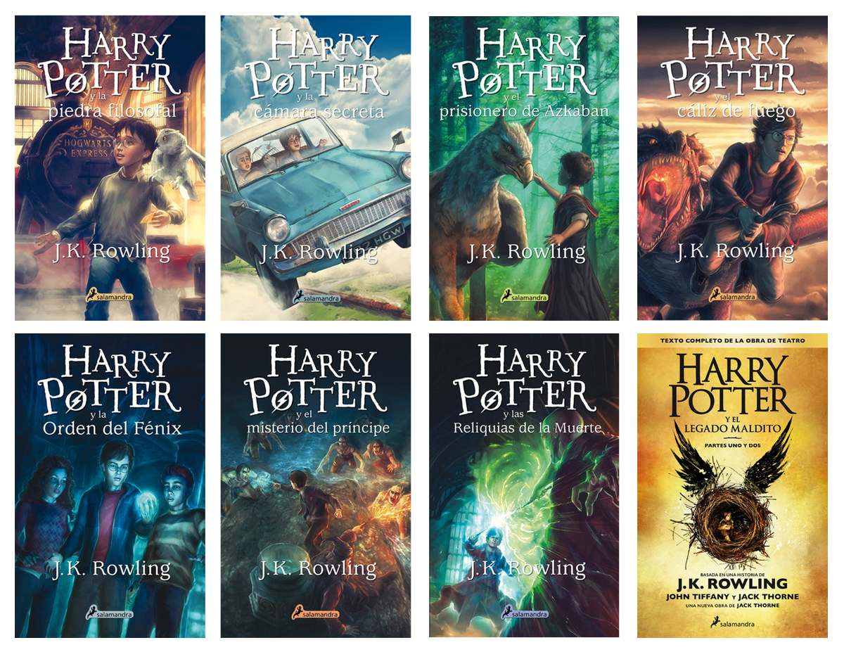 Colección 8 Libros De Harry Potter - Caja Conmemorativa
